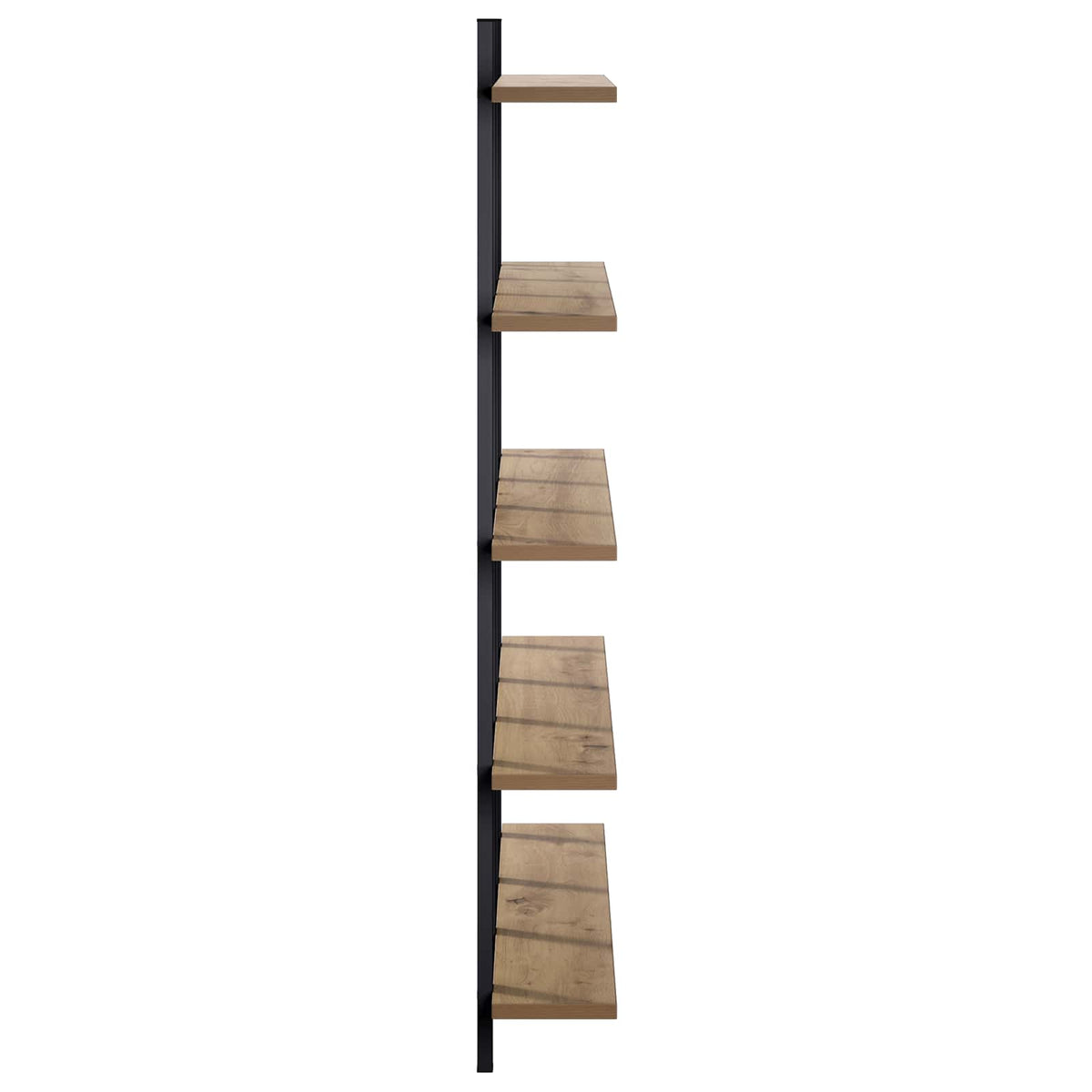 vidaXL Półka ścienna Dąb artisan 102 x 13,5 x 102 cm