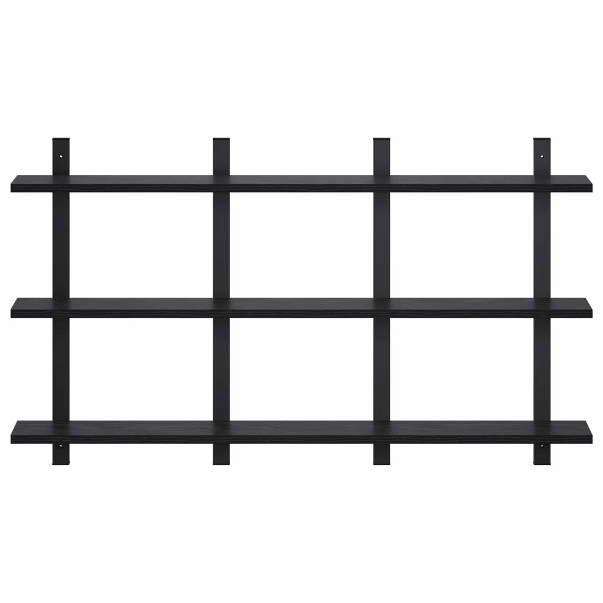 vidaXL Półka ścienna Czarny dąb 102 x 13.5 x 58 cm Drewno inżynieryjne