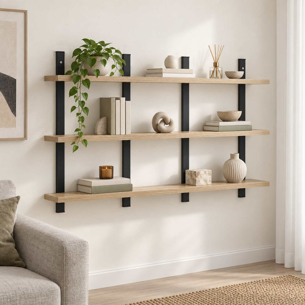 vidaXL Półka ścienna dąb Sonoma 102 x 13.5 x 58 cm Drewno inżynieryjne