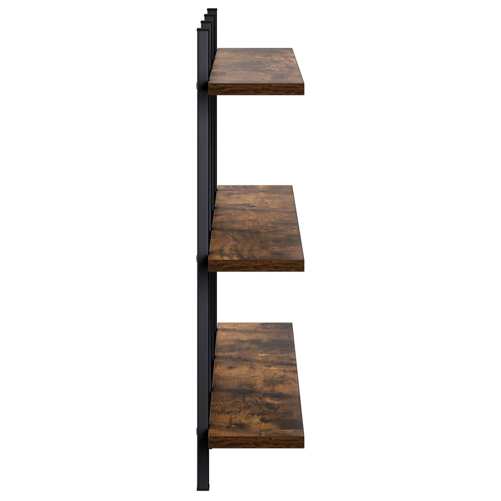 vidaXL Półka ścienna Dąb wędzony 102 x 13.5 x 58 cm