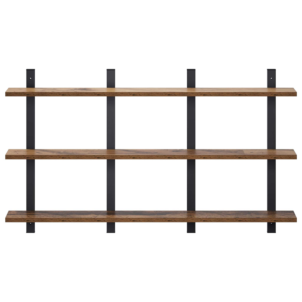 vidaXL Półka ścienna Stare drewno 102 x 13.5 x 58 cm