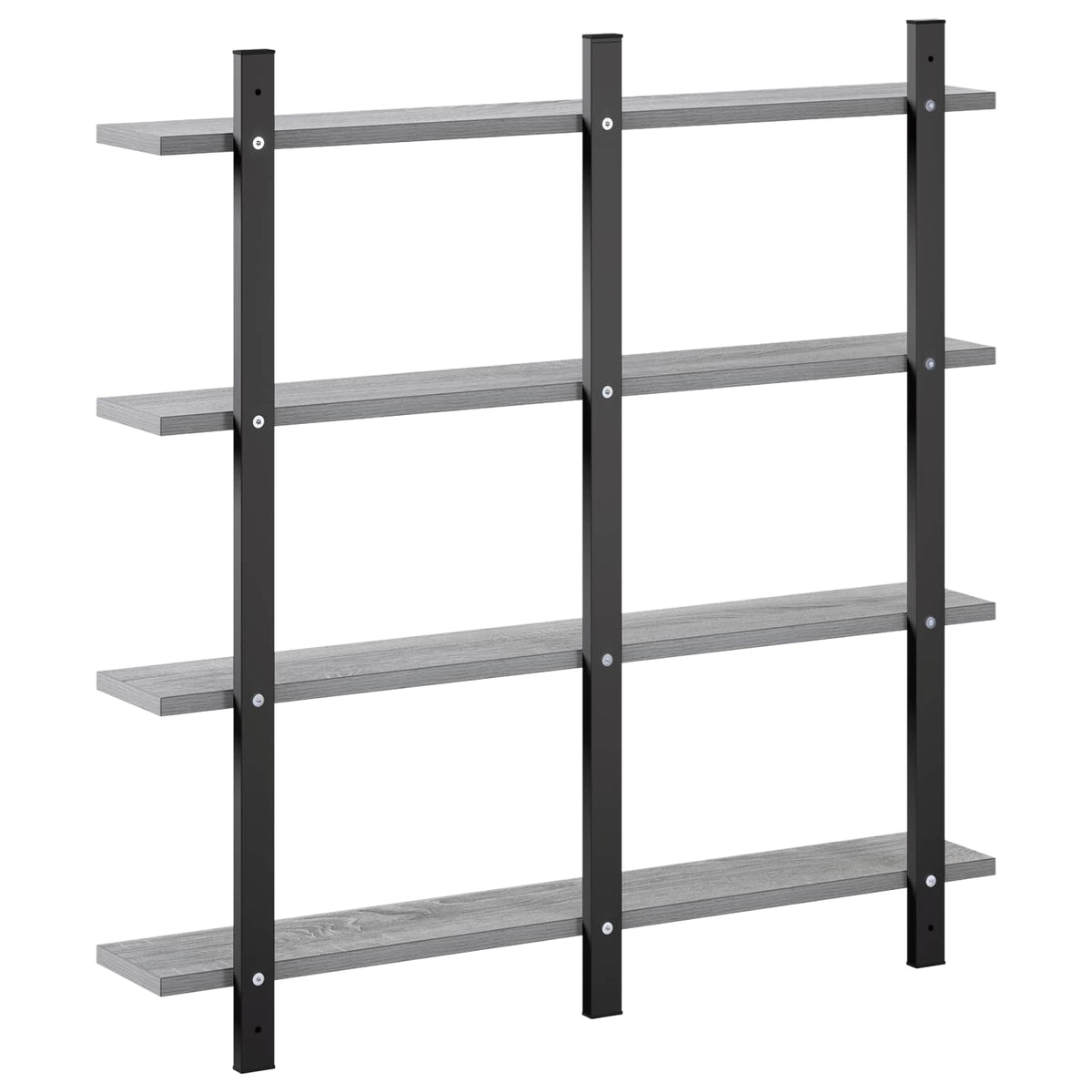 vidaXL Półka ścienna Szary Sonoma 79.5 x 13.5 x 80 cm