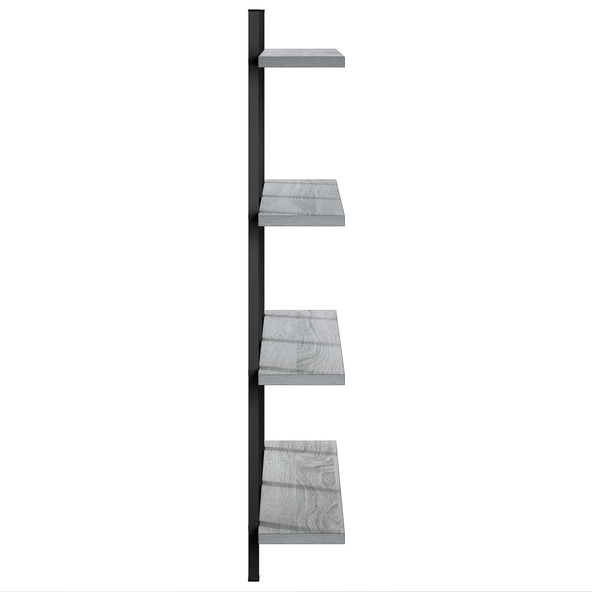 vidaXL Półka ścienna Szary Sonoma 79.5 x 13.5 x 80 cm