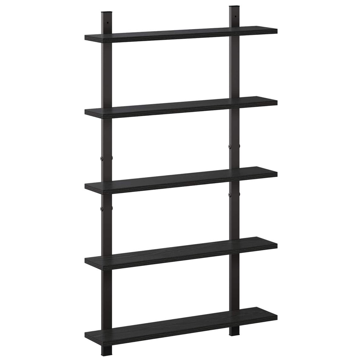 vidaXL Półka ścienna Czarny dąb 60.5 x 13.5 x 102.5 cm