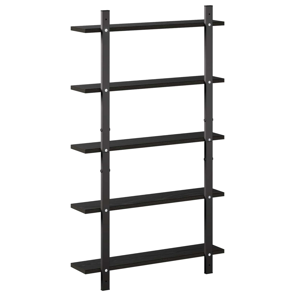 vidaXL Półka ścienna Czarny dąb 60.5 x 13.5 x 102.5 cm
