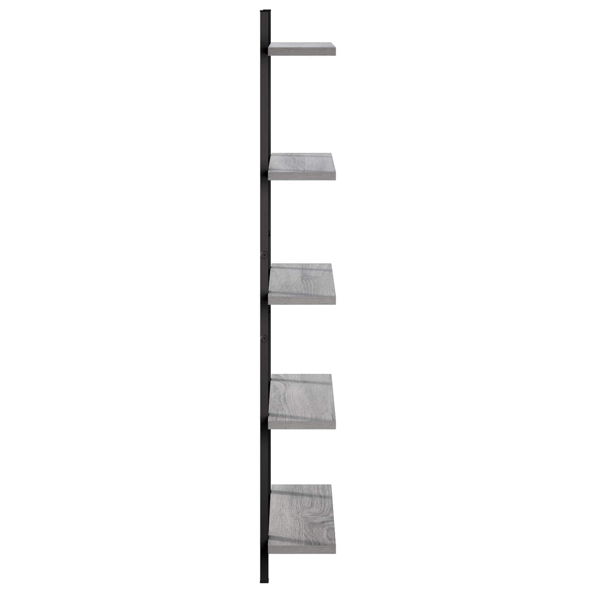 vidaXL Półka ścienna Szary Sonoma 60.5 x 13.5 x 102.5 cm