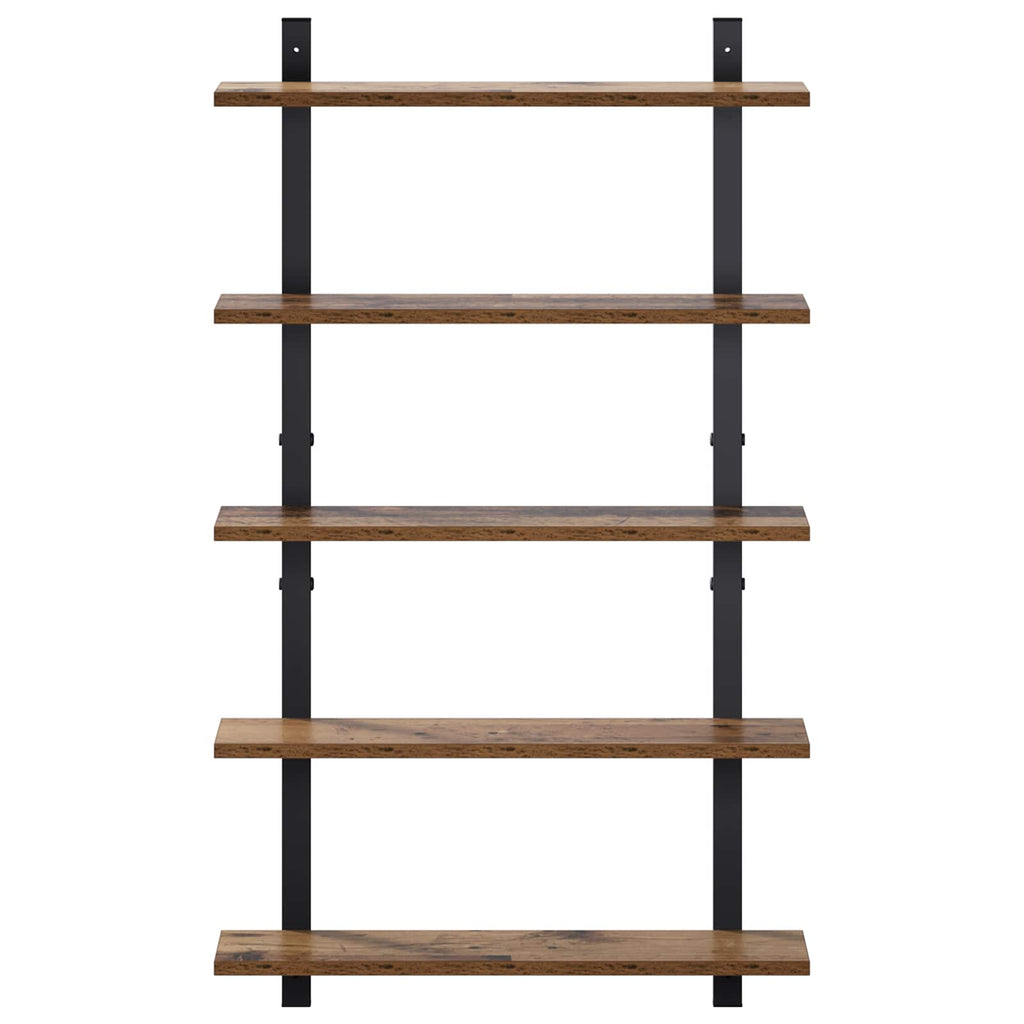 vidaXL Półka ścienna Stare drewno 60.5 x 13.5 x 102.5 cm