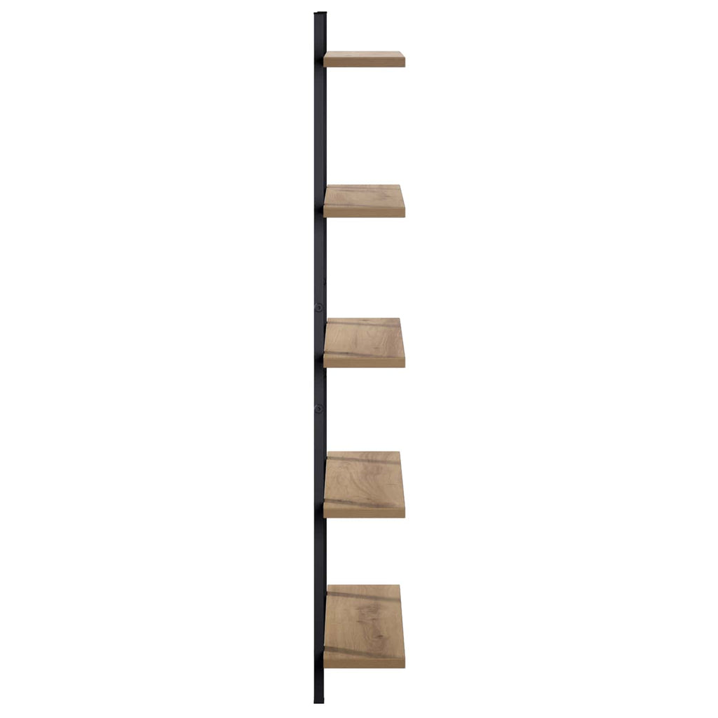 vidaXL Półka ścienna Dąb artisan 60.5 x 13.5 x 102.5 cm