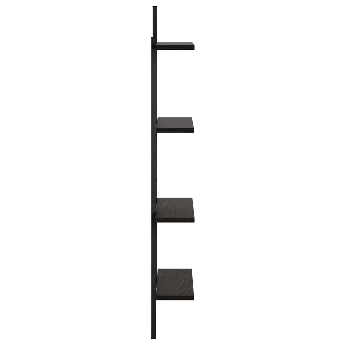 vidaXL Półka ścienna Czarny dąb 61 x 13.5 x 105.5 cm
