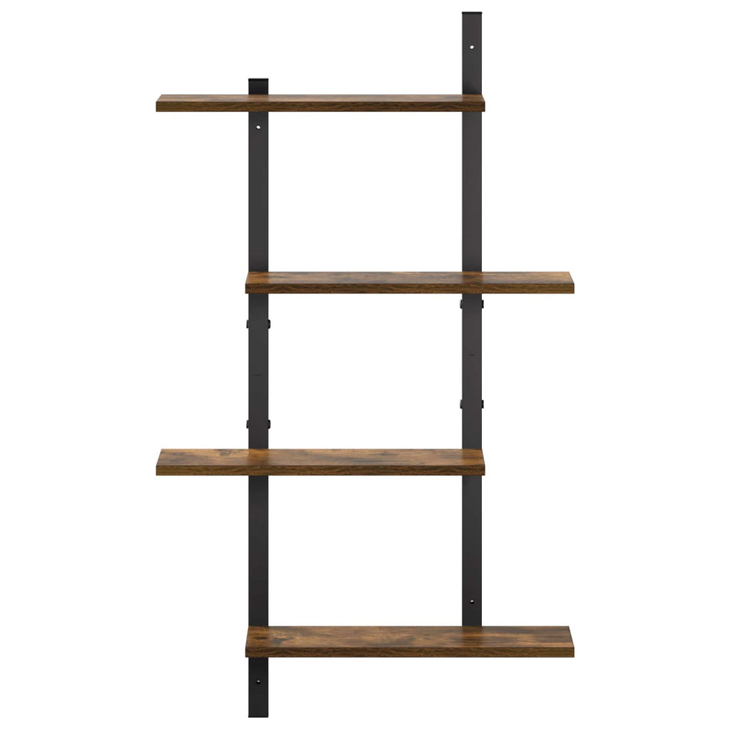 vidaXL Półka ścienna Dąb wędzony 61 x 13,5 x 105,5 cm