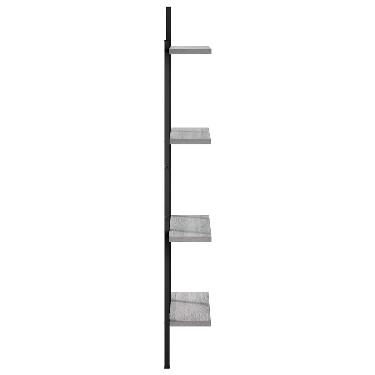 vidaXL Półka ścienna Szary Sonoma 61 x 13.5 x 105.5 cm