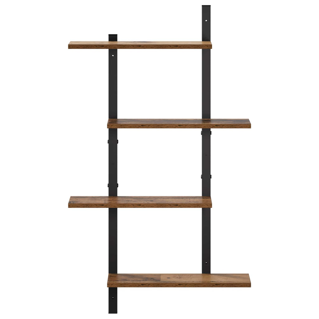 vidaXL Półka ścienna Stare drewno 61 x 13.5 x 105.5 cm