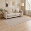 vidaXL Dywan IZA Beżowy 120 x 170 cm 100% poliester Niskie runo