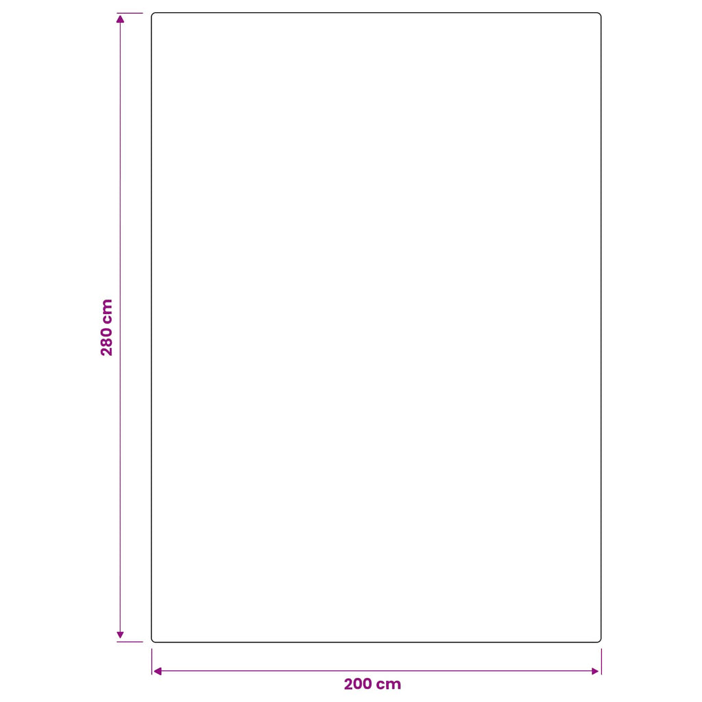vidaXL Dywan IZA Beżowy 200 x 280 cm 100% poliester Niskie runo