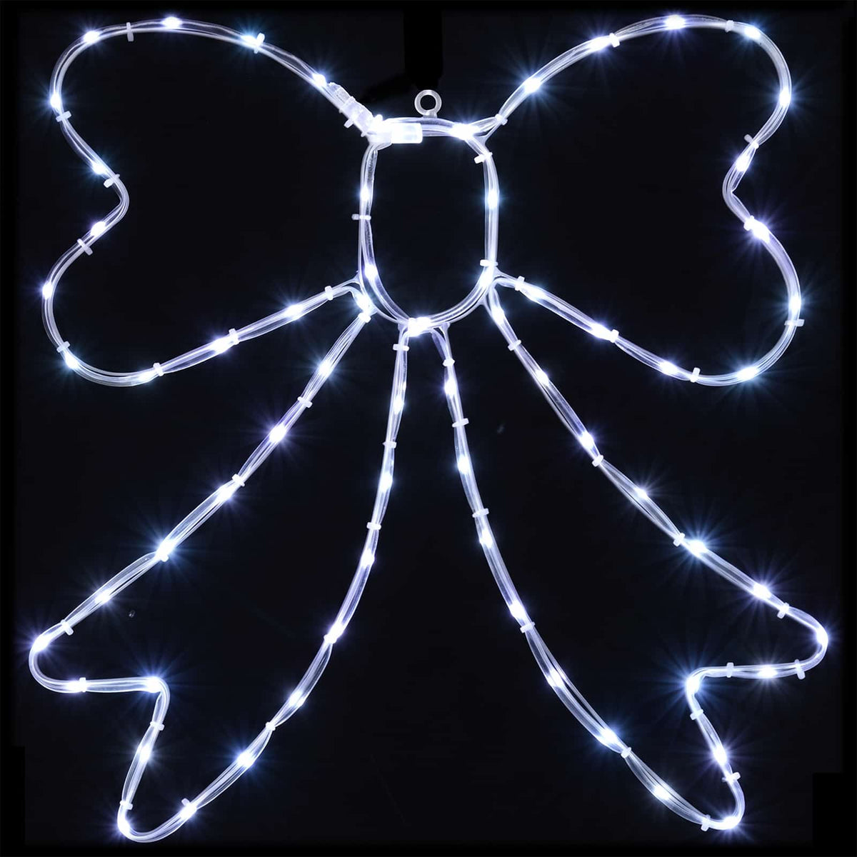 vidaXL Kokarda świetlna LED LOVIISA 70 LED Zimna biel 50 x 51 cm