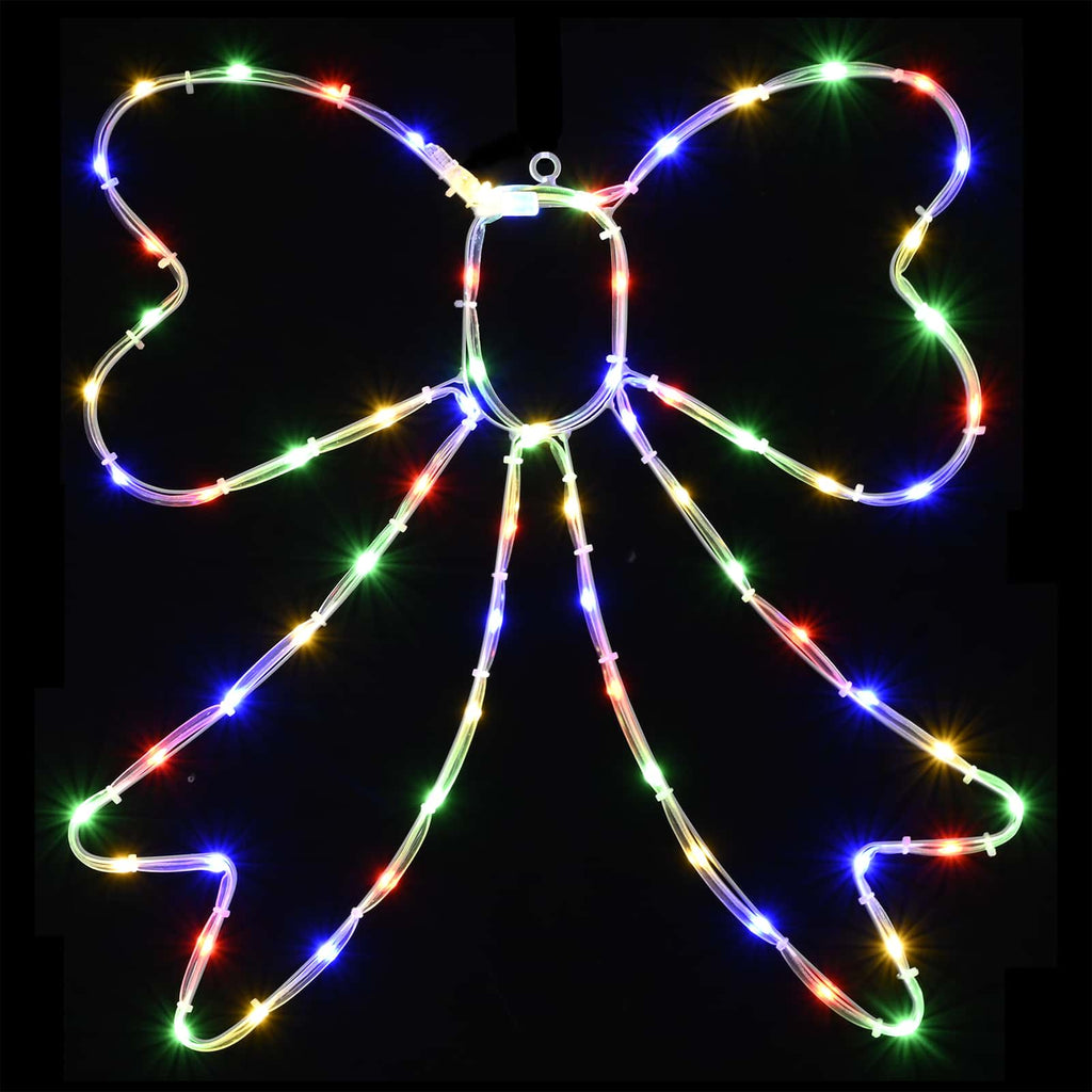 vidaXL Kokarda świetlna LED LOVIISA 70 LED Wielokolorowy 50 x 51 cm