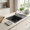 vidaXL Zlewozmywak kuchenny z ociekaczem Granit 57.5 x 46 x 28 cm