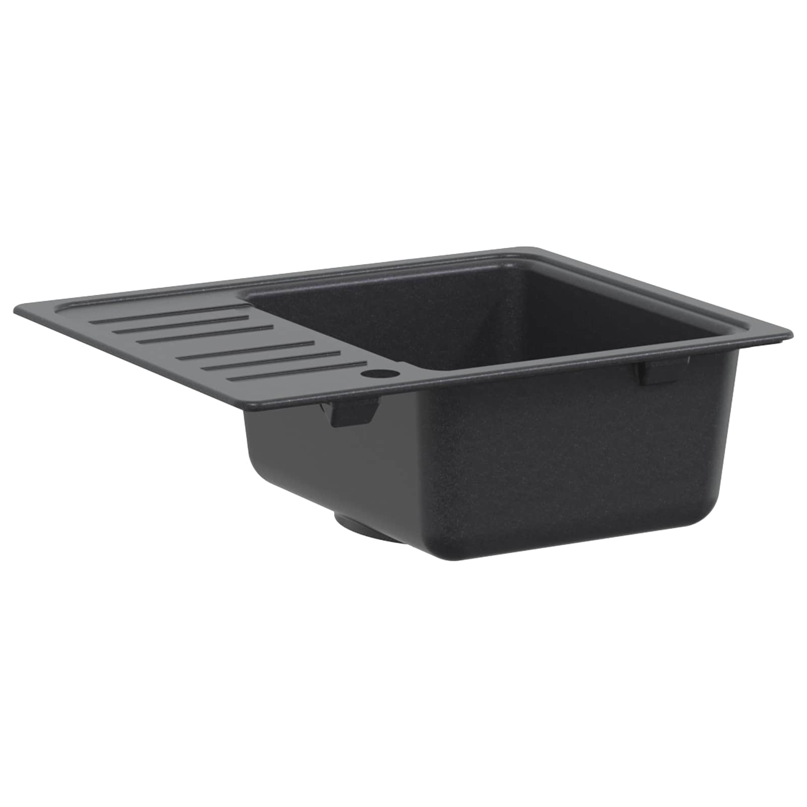 vidaXL Zlewozmywak kuchenny z ociekaczem Granit 57.5 x 46 x 28 cm