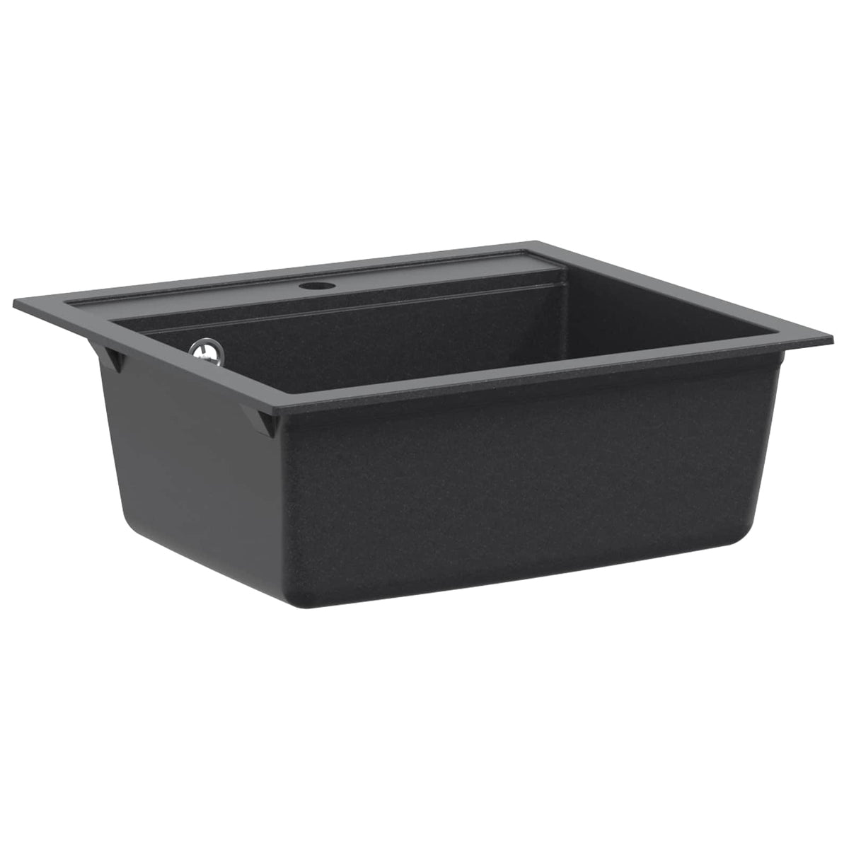 vidaXL Zlewozmywak jednokomorowy Granit 60 x 51 x 30.5 cm grafitowy