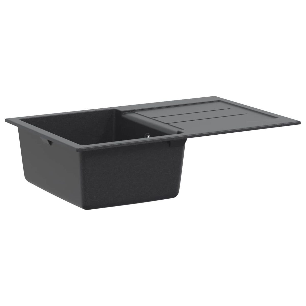 vidaXL Zlew kuchenny jednokomorowy Granite 78 x 50 x 20 cm Grafitowy