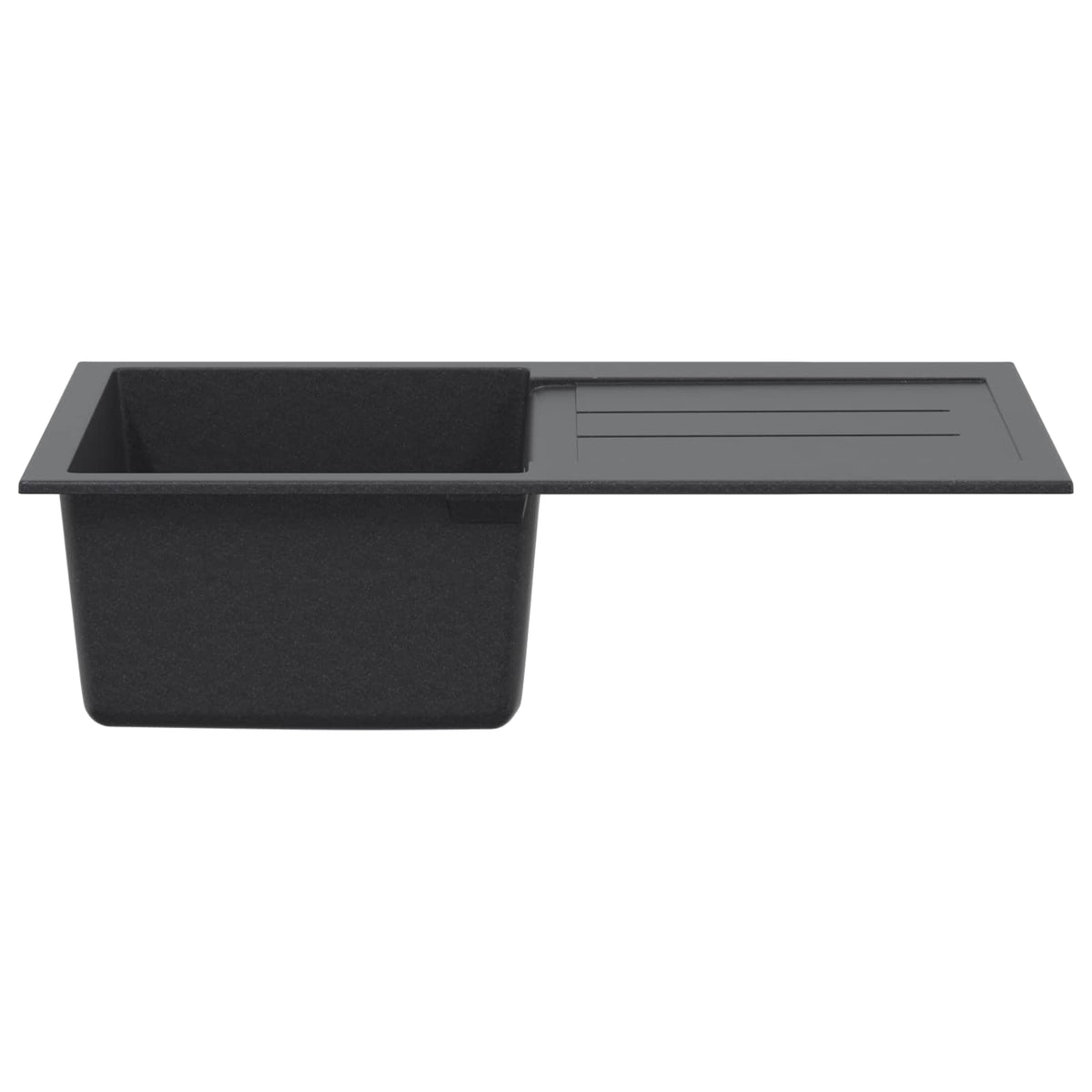 vidaXL Zlew kuchenny jednokomorowy Granite 78 x 50 x 20 cm Grafitowy