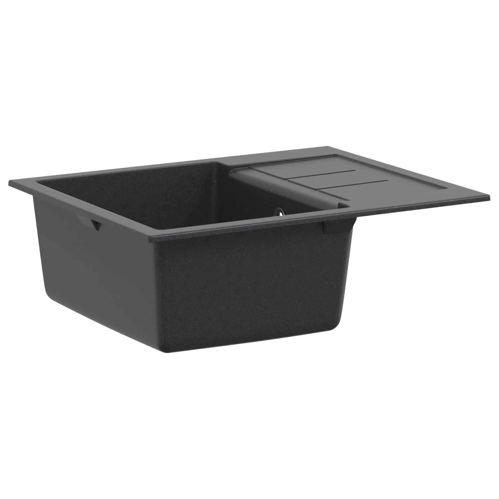 vidaXL Zlew kuchenny jednokomorowy Granite 62 x 50 x 20 cm grafitowy