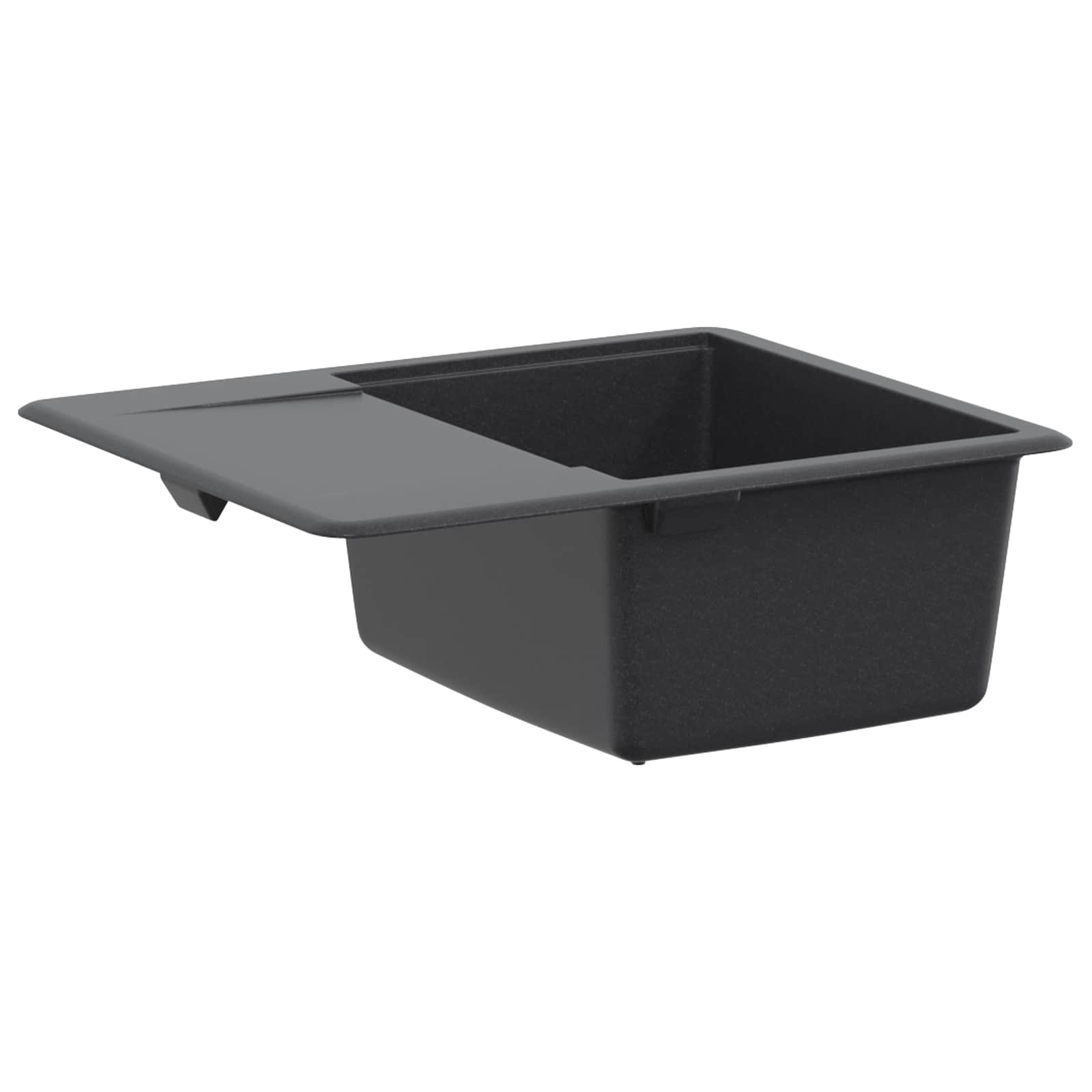 vidaXL Zlewozmywak jednokomorowy Granit 56 x 46 x 19 cm grafitowy