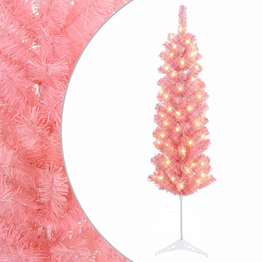 vidaXL Sztuczne smukłe drzewo bożonarodzeniowe 120 cm 150 LED