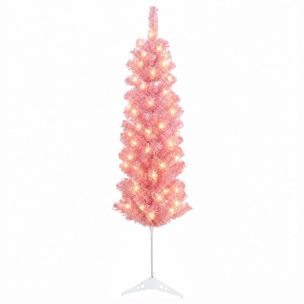 vidaXL Sztuczne smukłe drzewo bożonarodzeniowe 120 cm 150 LED