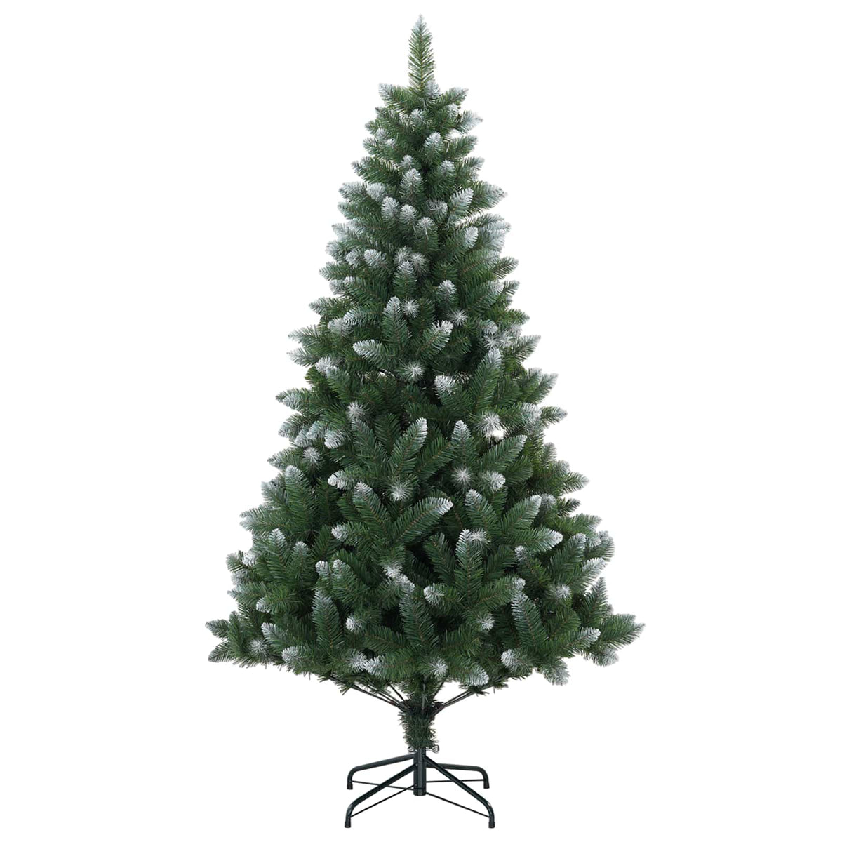 vidaXL Sztuczna choinka z bombkami 150 cm 150 LED Ciepła biel