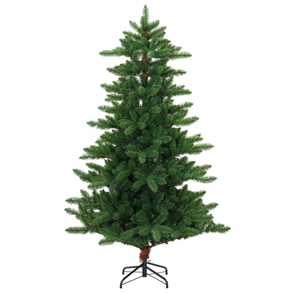 vidaXL Sztuczna choinka z bombkami 120 cm 150 LED Ciepła biel