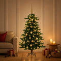 vidaXL Artificial Christmas Tree with Bauble 120 cm 150 LED