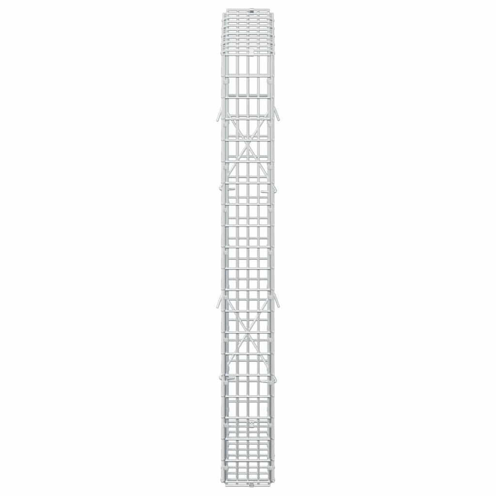 vidaXL Gabion z drutu 3,5 mm i siatką 5x2,5 cm 50x10x100 cm