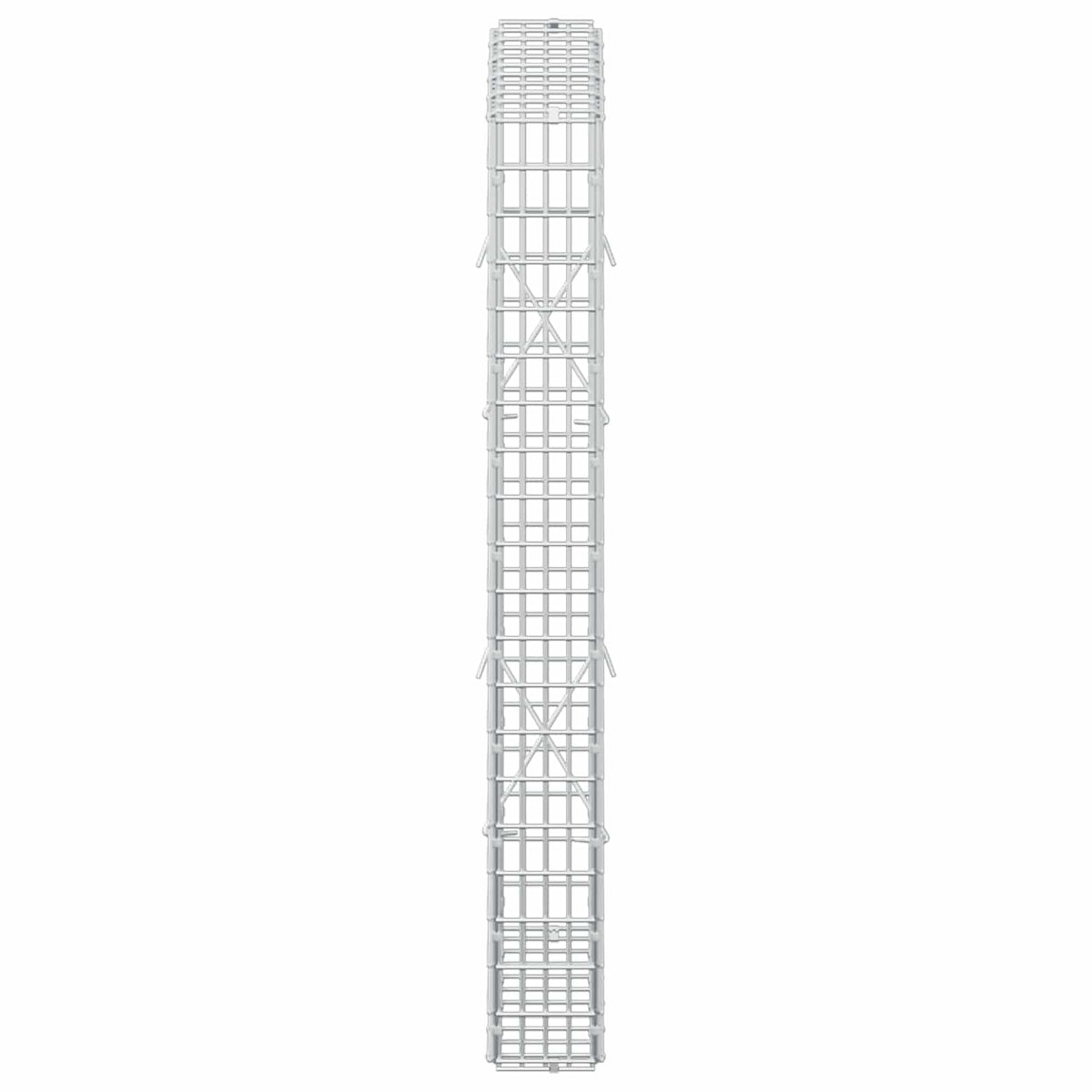 vidaXL Gabion z drutu 3,5 mm i siatką 5x2,5 cm 50x10x100 cm