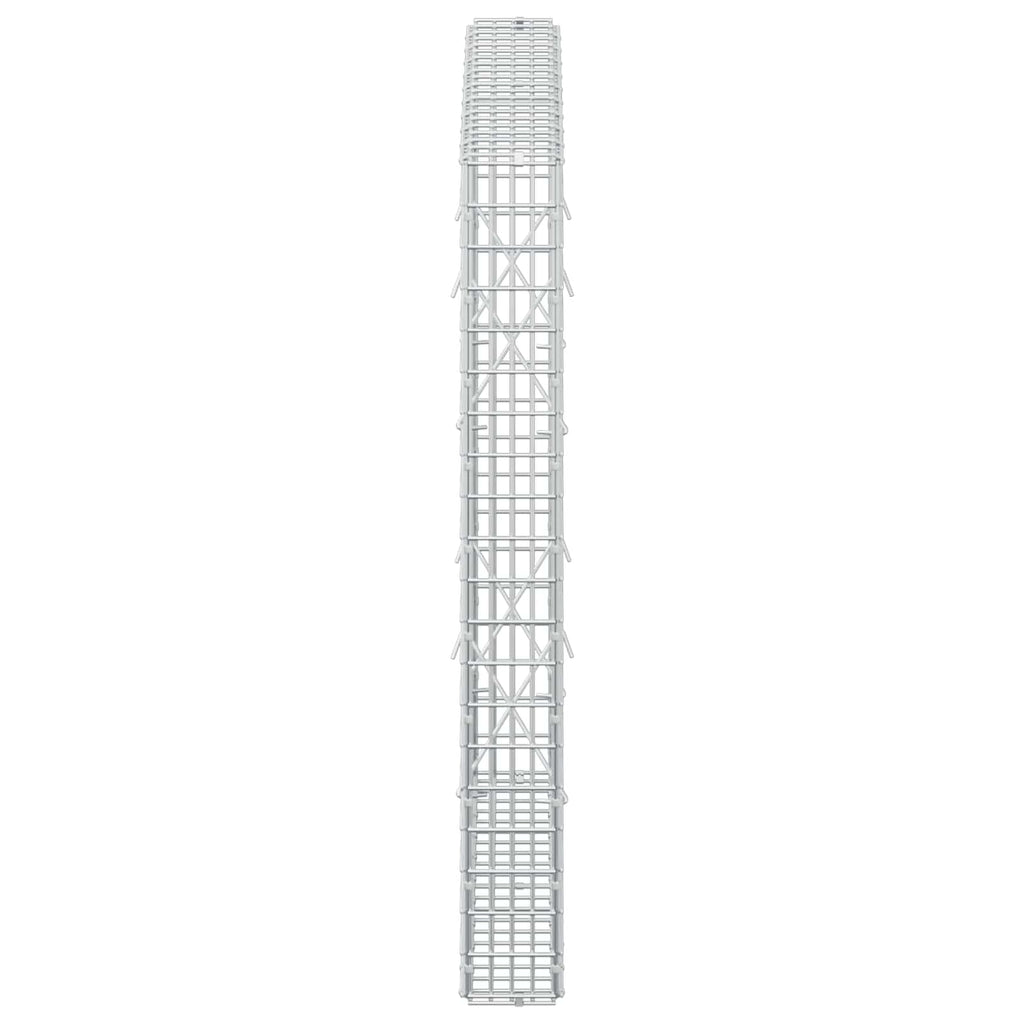 vidaXL Gabion z drutu 3,5 mm i siatką 5x2,5 cm 100x10x100 cm