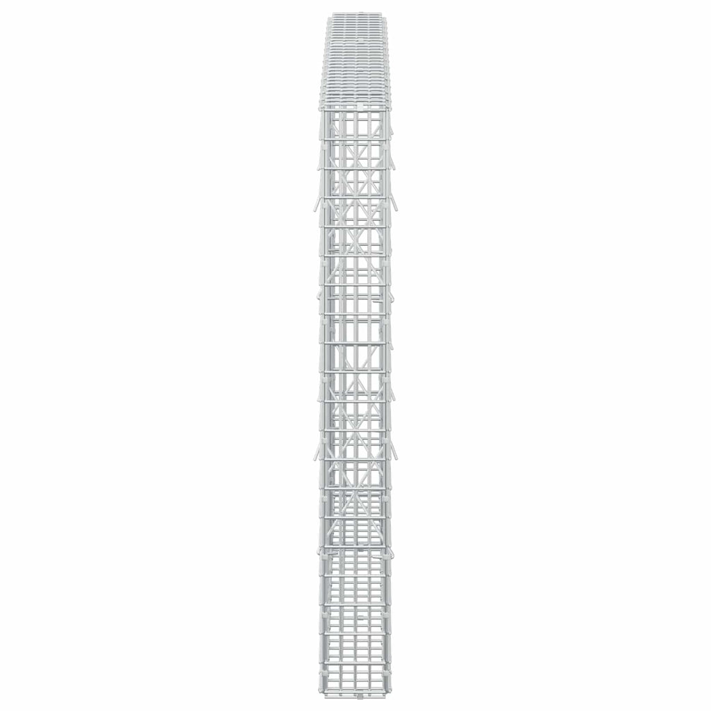 vidaXL Gabion z drutu 3,5 mm i siatką 5x2,5 cm 150x10x100 cm