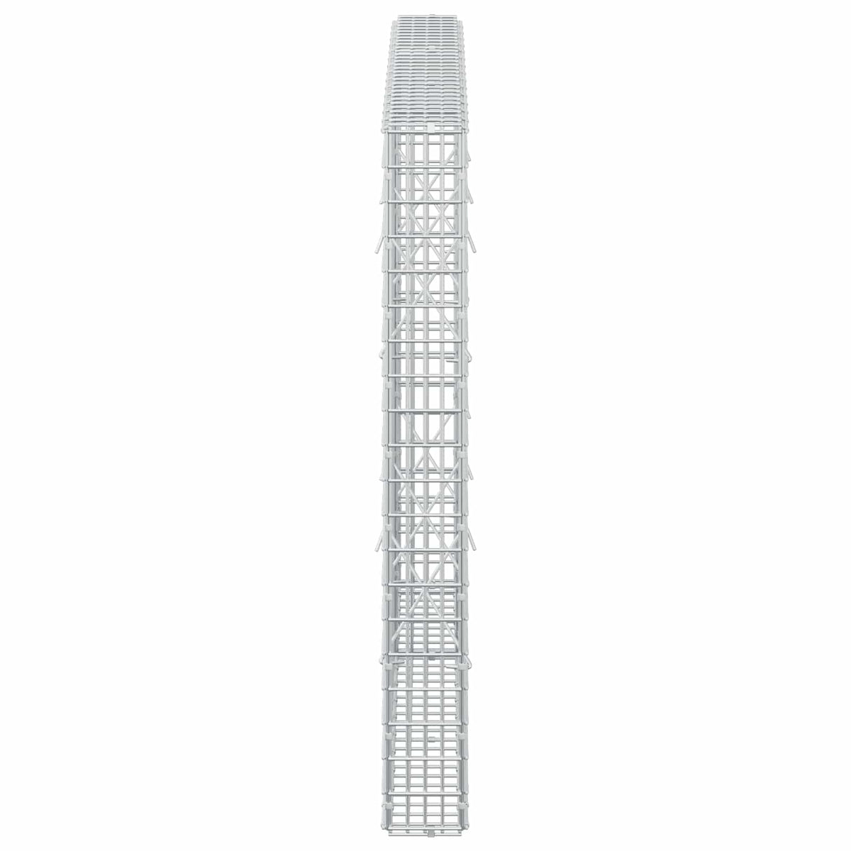 vidaXL Gabion z drutu 3,5 mm i siatką 5x2,5 cm 150x10x100 cm
