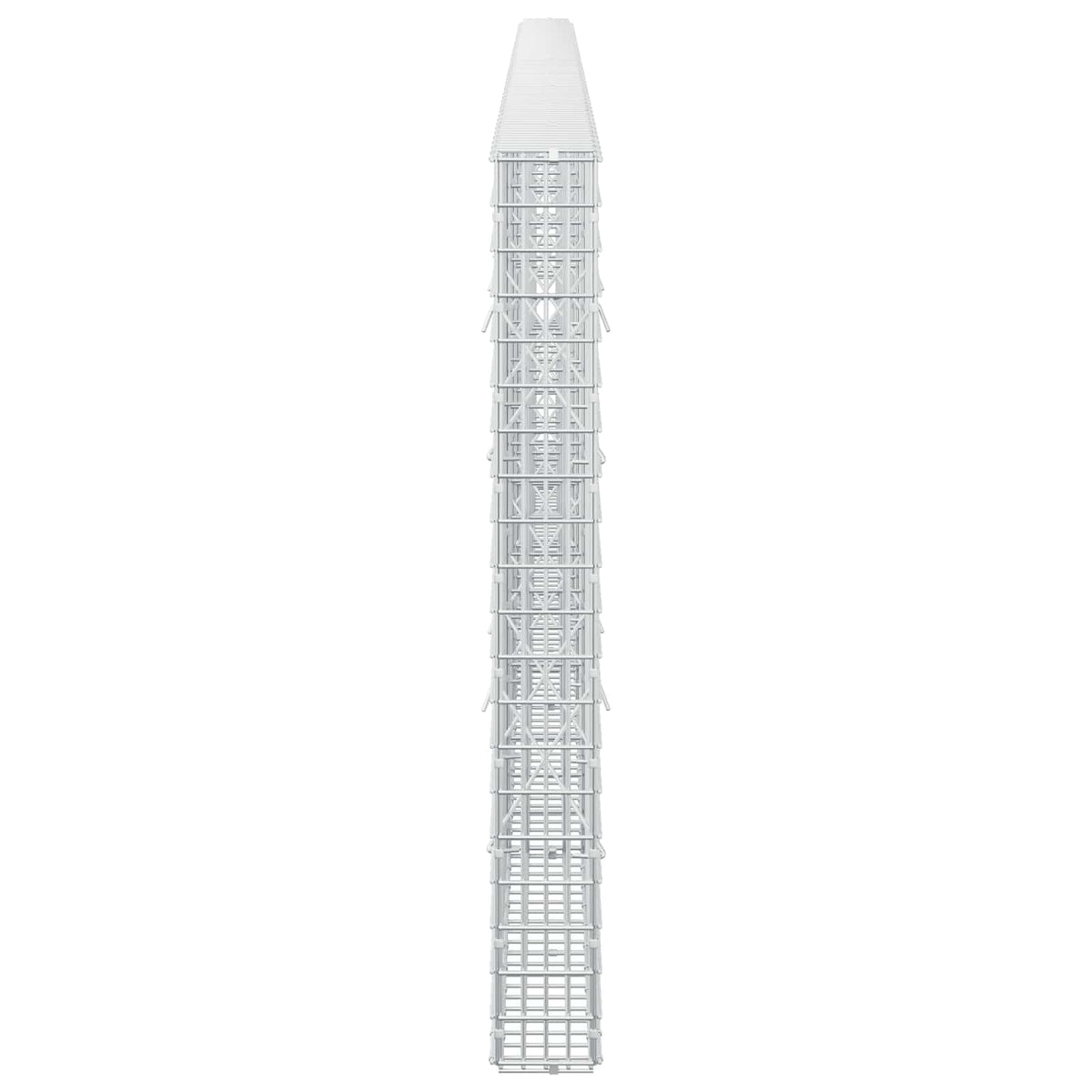 vidaXL Gabion z drutu 3,5 mm i siatką 5x2,5 cm 500x10x100 cm