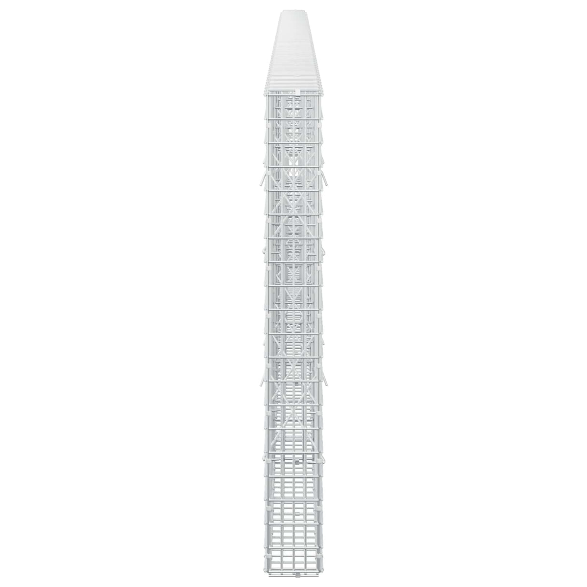 vidaXL Gabion z drutu 3,5 mm i siatką 5x2,5 cm 600x10x100 cm