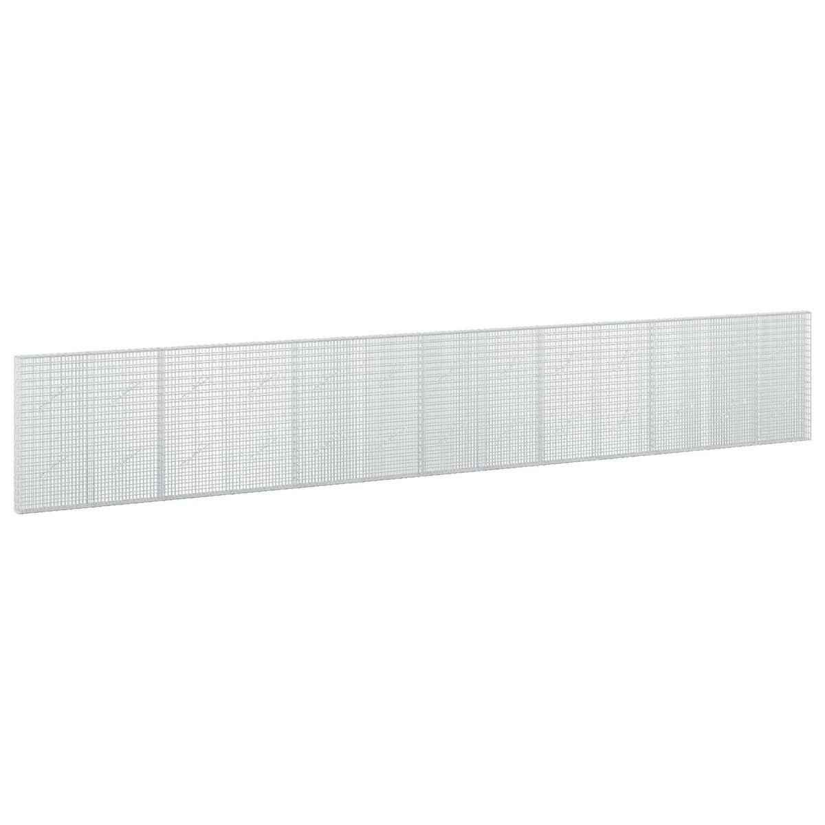 vidaXL Gabion z drutu 3,5 mm i siatką 5x2,5 cm 650x10x100 cm