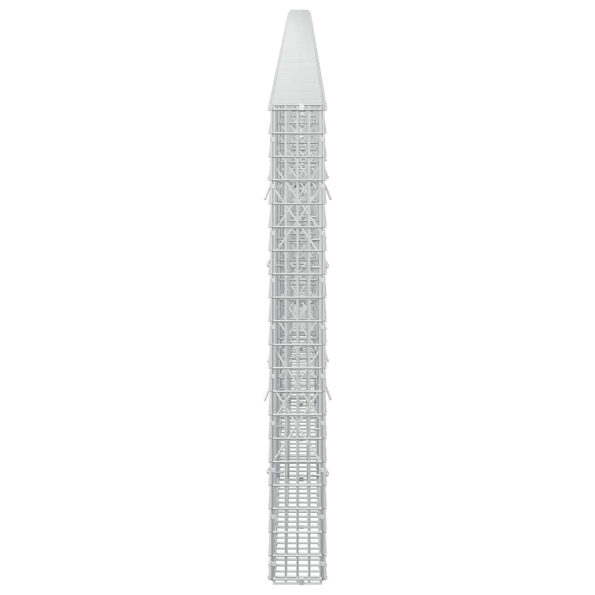 vidaXL Gabion z drutu 3,5 mm i siatką 5x2,5 cm 850x10x100 cm