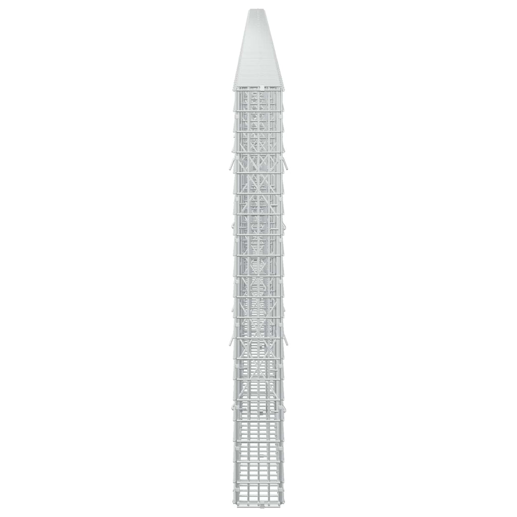vidaXL Gabion z drutu 3,5 mm i siatką 5x2,5 cm 1050x10x100 cm