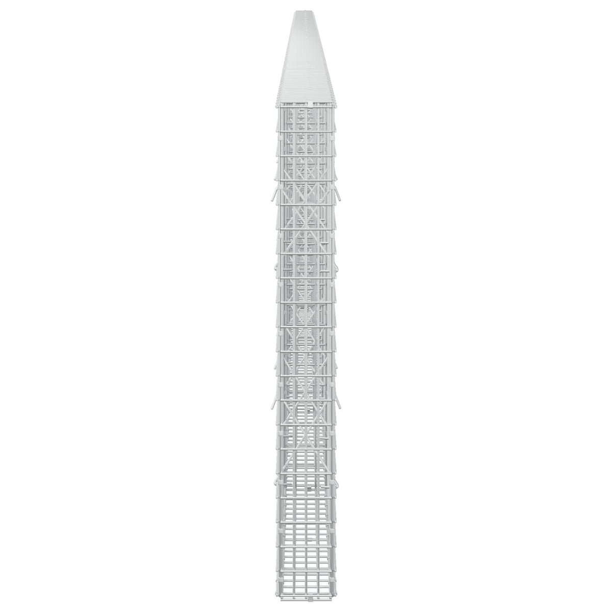 vidaXL Gabion z drutu 3,5 mm i siatką 5x2,5 cm 1050x10x100 cm