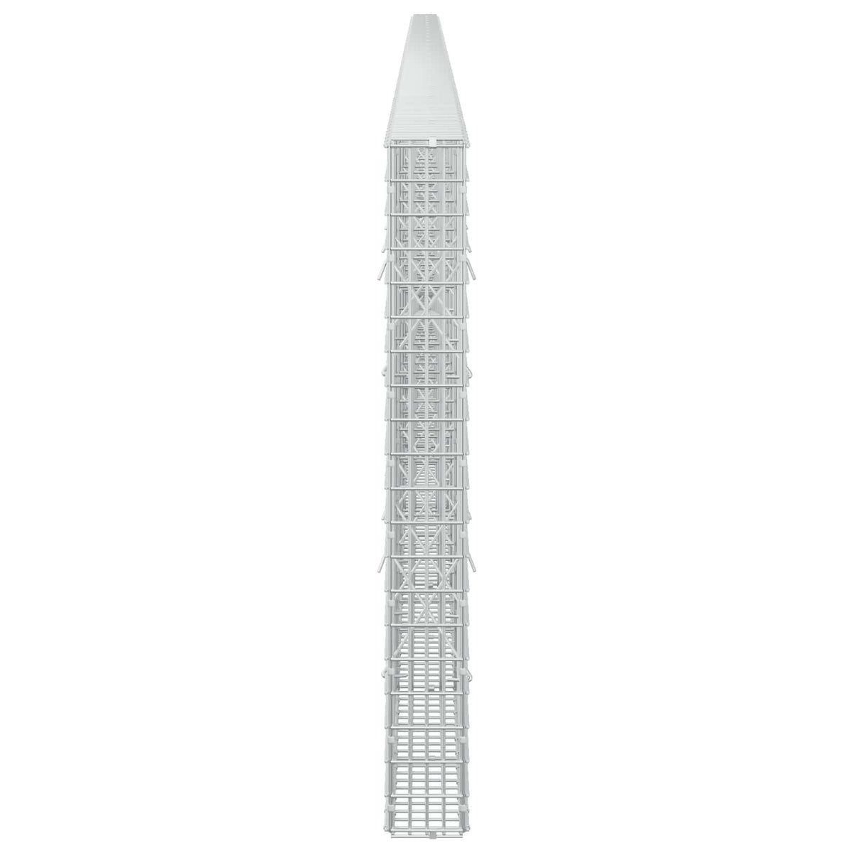 vidaXL Gabion z drutu 3,5 mm i siatką 5x2,5 cm 1100x10x100 cm