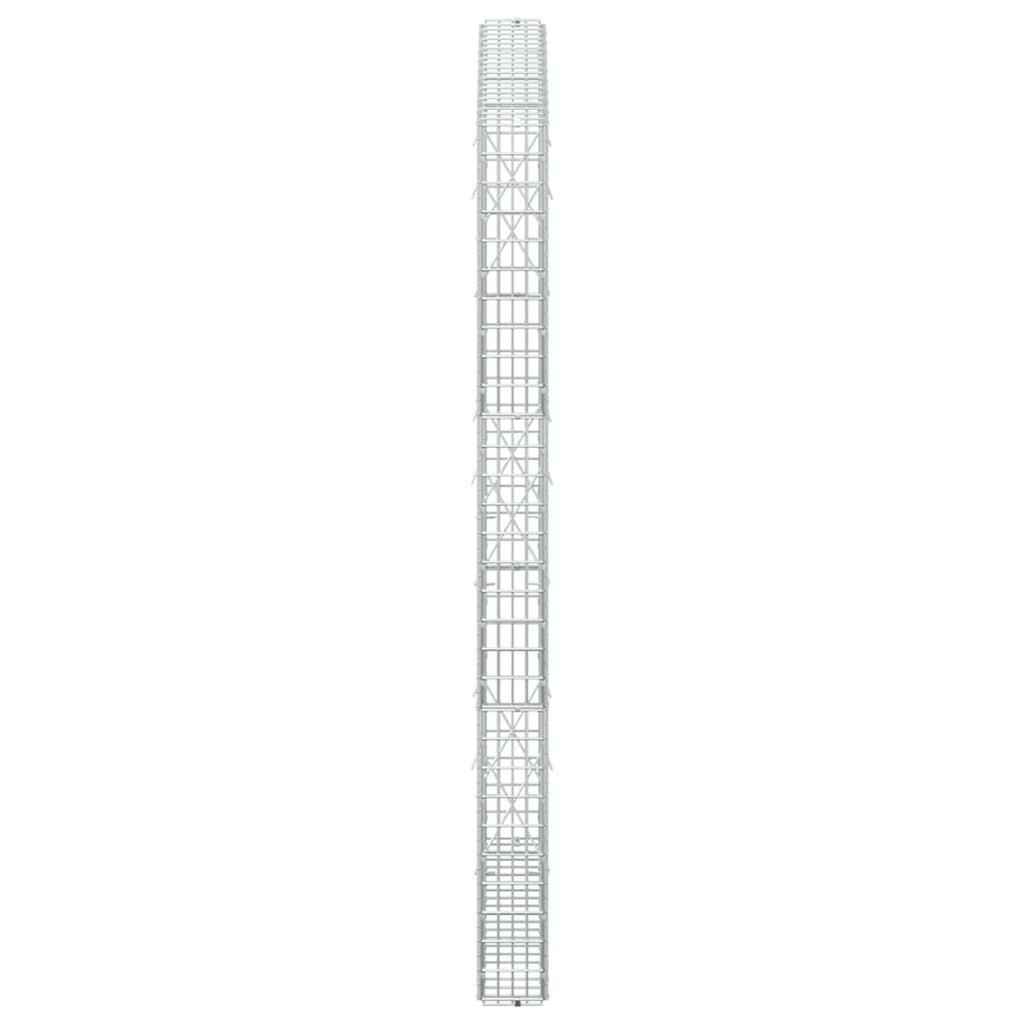 vidaXL Gabion z drutu 3,5 mm i siatką 5x2,5 cm 100x10x150 cm
