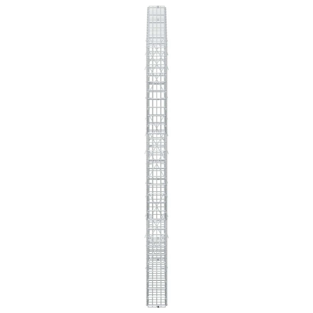 vidaXL Gabion z drutu 3,5 mm i siatką 5x2,5 cm 150x10x150 cm