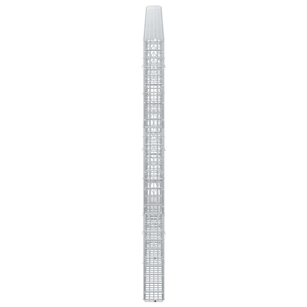 vidaXL Gabion z drutu 3,5 mm i siatką 5x2,5 cm 300x10x150 cm
