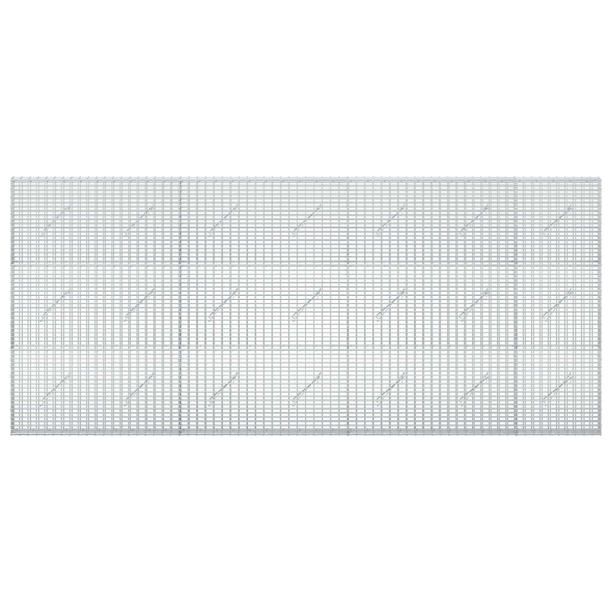 vidaXL Gabion z drutu 3,5 mm i siatką 5x2,5 cm 350x10x150 cm
