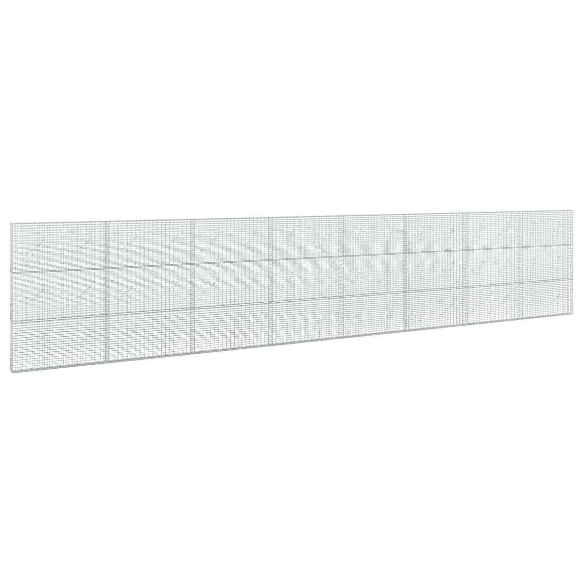 vidaXL Gabion z drutu 3,5 mm i siatką 5x2,5 cm 800x10x150 cm