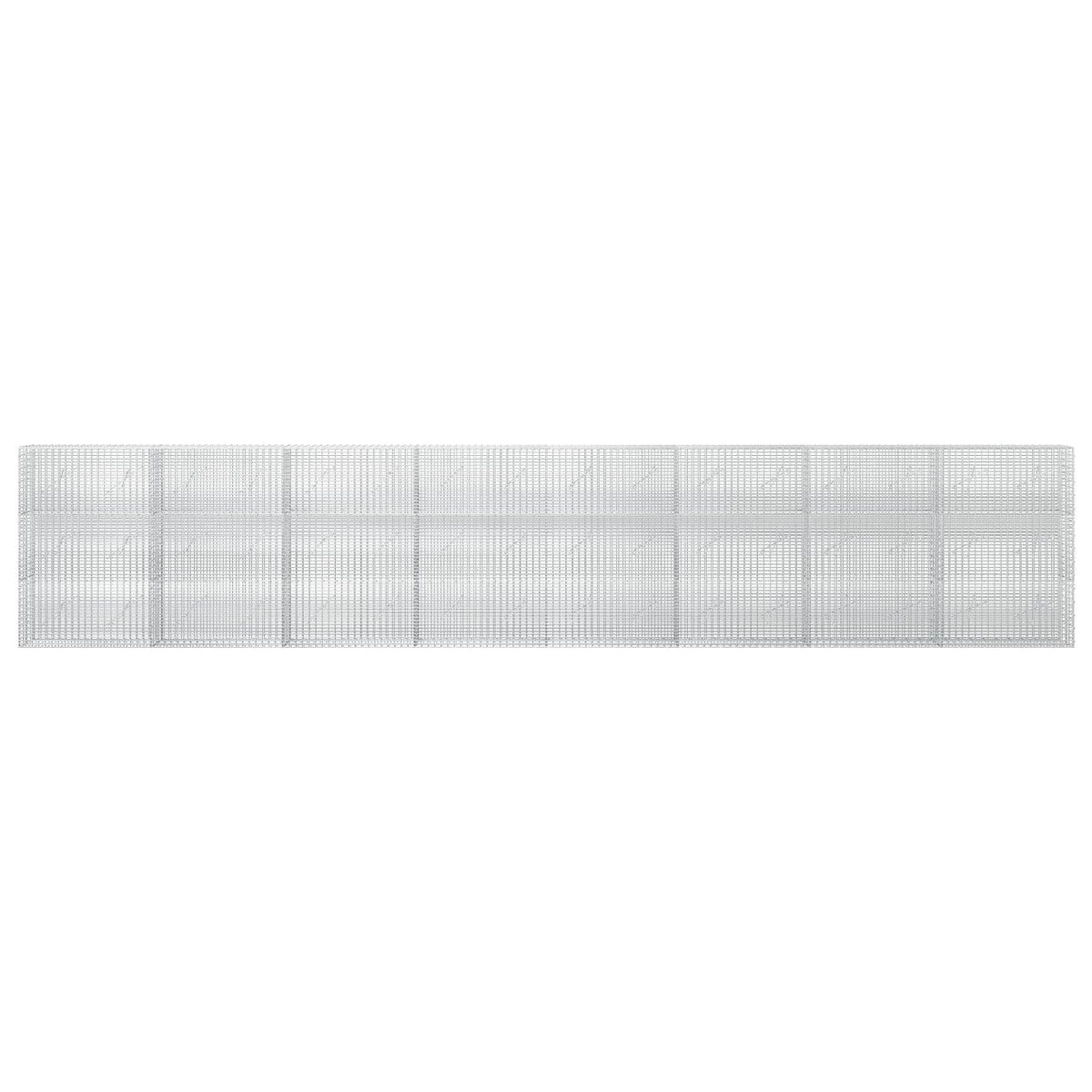 vidaXL Gabion z drutu 3,5 mm i siatką 5x2,5 cm 800x10x150 cm